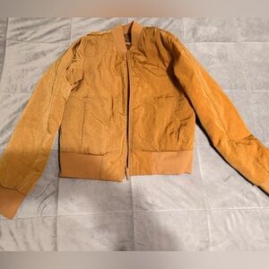 Gold Lightweight Reversible Bomber Jacket